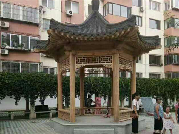 杭州防腐木材质凉亭